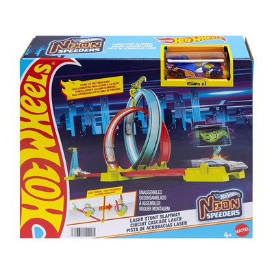 Hot Wheels Neon Yarışlar Çifte Çemberde Yarış Seti