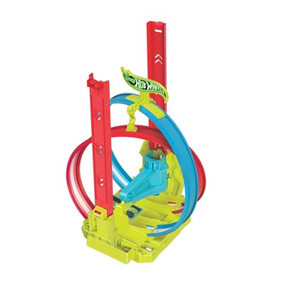 Hot Wheels Neon Yarışlar Çifte Çemberde Yarış Seti