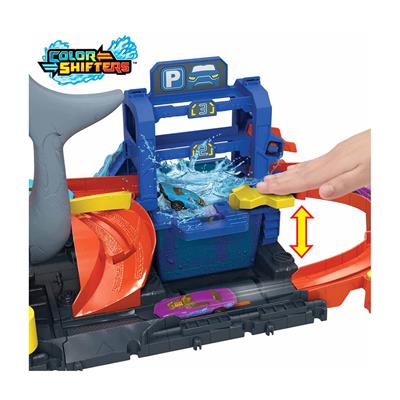 Hot Wheels Şehri Muhteşem Köpek Balığı Araba Yıkama Oyun Seti