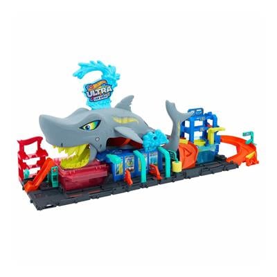 Hot Wheels Şehri Muhteşem Köpek Balığı Araba Yıkama Oyun Seti