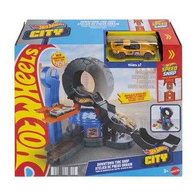 Hot Wheels Şehir Merkezi Lastikçi Oyun Seti