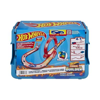 Hot Wheels Track Builder Alev Temalı Akrobasi Seti