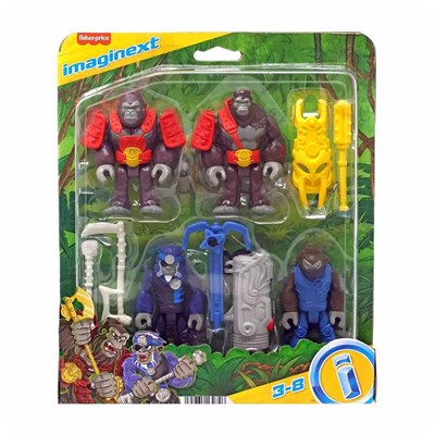 Imaginext Goril Komutan Maymun Ordusuna Karşı Aksiyon Figürü Seti