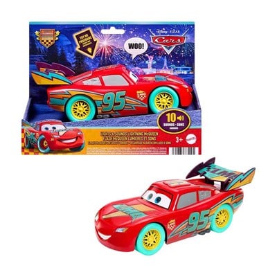Disney Sesli ve Işıklı Cars Kutlama Yarışı Şimşek McQueen Aracı