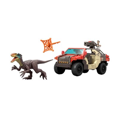 Jurassic World Fırlatma ve Savaş Aracı Figürlü Oyun Seti