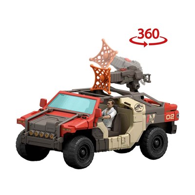 Jurassic World Fırlatma ve Savaş Aracı Figürlü Oyun Seti