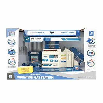 Mega Die Cast Mavi Benzin İstasyonu Seti