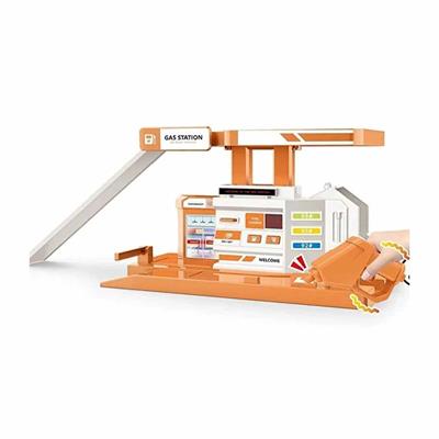 Mega Die Cast Turuncu Benzin İstasyonu Seti
