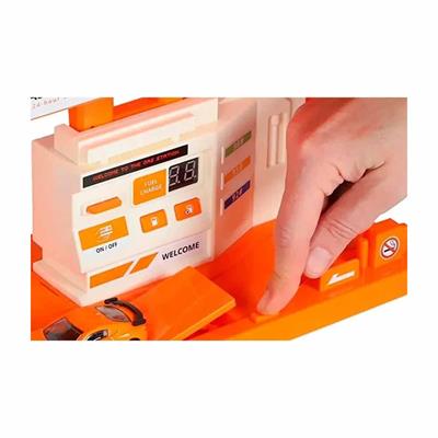 Mega Die Cast Turuncu Benzin İstasyonu Seti