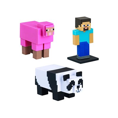 Neco Minecraft 3D Toppeez 3lü Figür Seti