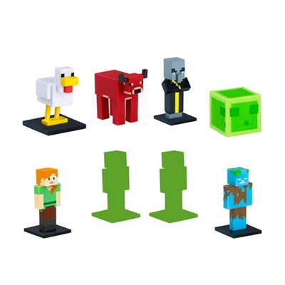 Neco Minecraft 3D Toppeez 8li Figür Seti