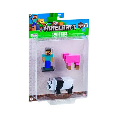 Neco Minecraft 3D Toppeez 3lü Figür Seti