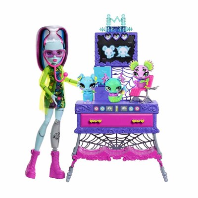 Monster High Frankie Stein Evcil Hayvan Laboratuvarı Oyun Seti