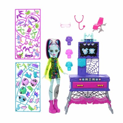 Monster High Frankie Stein Evcil Hayvan Laboratuvarı Oyun Seti