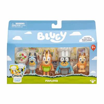 Neco Bluey 4lü Figür Set