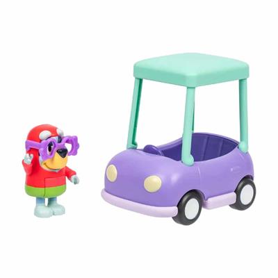Neco Bluey Büyükannenin Arabası ve Janet Figürü
