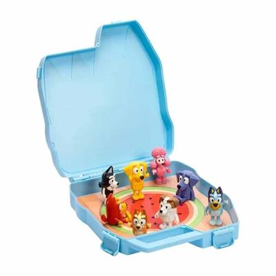 Neco Bluey Delüks Taşıma Çantası ve 8li Figür Set