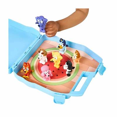 Neco Bluey Delüks Taşıma Çantası ve 8li Figür Set