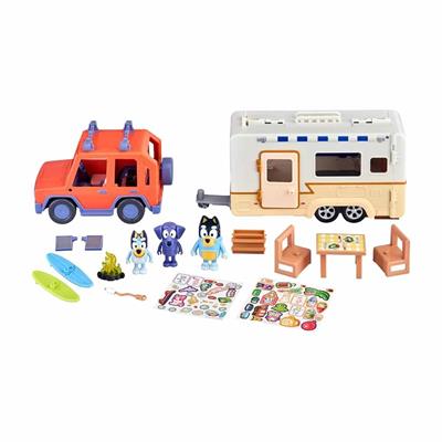 Neco Bluey Karavan Maceraları ve 3 Figürlü Büyük Oyun Seti