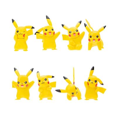 Neco Pokemon Battle 8Li Figür Seti Pikachu Set