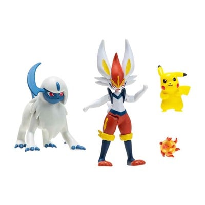 Pokemon Battle Aksiyon Figür ve Figür 4lü Set