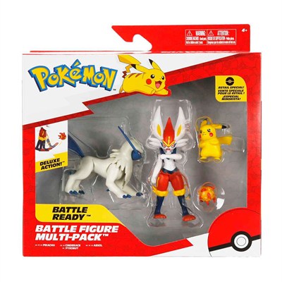 Pokemon Battle Aksiyon Figür ve Figür 4lü Set
