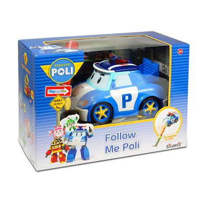 Robocar Poli Sesli ve Işıklı Kumandalı Takipli Poli Araç