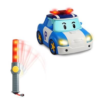 Robocar Poli Sesli ve Işıklı Kumandalı Takipli Poli Araç
