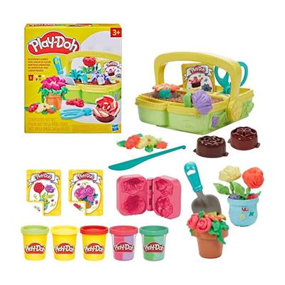 Play Doh Renkli Çiçekler Botanik Oyun Seti