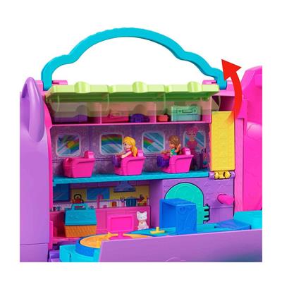 Polly Pocket Minik Kedi Hava Yolları Oyun Seti