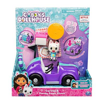 Gabbys Dollhouse Carlita ve Pandy Paws Piknik Seti