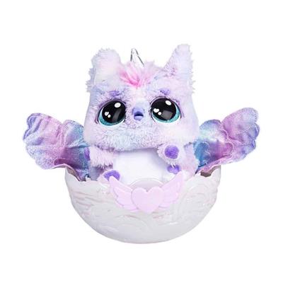 Sesli ve Işıklı Hatchimals Alive Mystery Hatch Pufficorn İnteraktif Peluş Sürpriz Yumurta