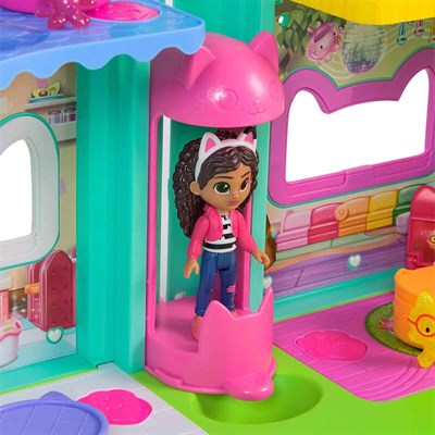 Gabbys Dollhouse Sesli ve Işıklı İnteraktif Oyun Evi 73 cm