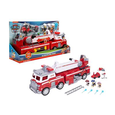 Paw Patrol Ultimate Rescue Fire Engine 24 Lights Sounds Chase Marshall And Skye