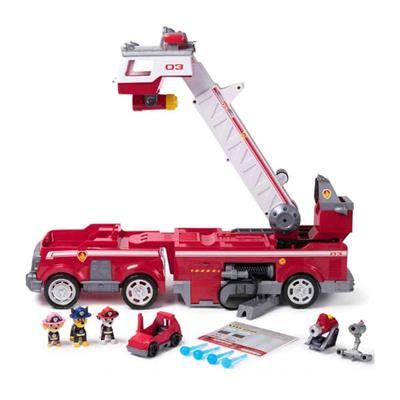 Paw Patrol Ultimate Rescue Fire Engine 24 Lights Sounds Chase Marshall And Skye