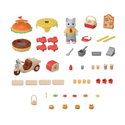 Adore Sylvanian Families Hamburger Standı