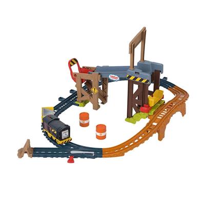 Fisher Price Thomas ve Arkadaşları Diesel Yükleme ve Kaldırma İnşaat Seti