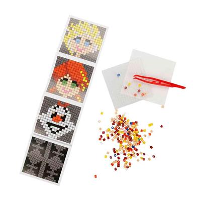Sunman 4in1 Disney Frozen Pixel Pixel Boncuk Aktivite ve Oyuncak Seti