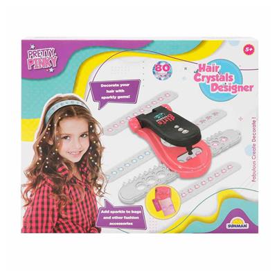Sunman Pretty Pinky Kristal Saç Aksesuarı Güzellik Seti