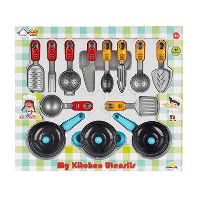 Sunman Little Chef Mutfak Gereçleri Oyun Seti 16 Parça
