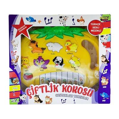 Domates Model Hayvan Sesli Piyano