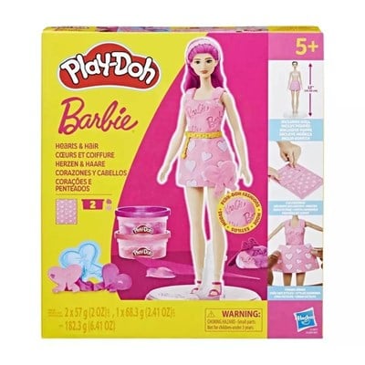 Play Doh Barbie Kalpler ve Saçlar