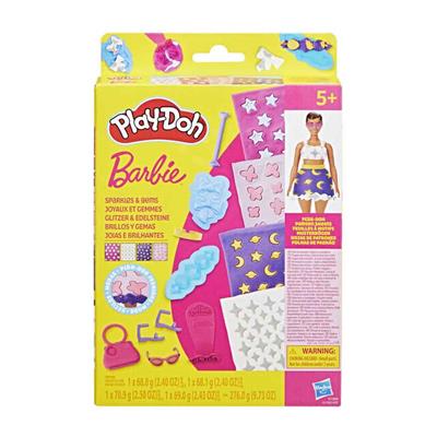 Play Doh Barbie Parıltılar ve Mücevherler
