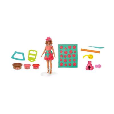 Play Doh Barbie Çiçekli ve Püsküllü