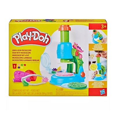 Play Doh Işıklı Mikroskop Oyun Seti