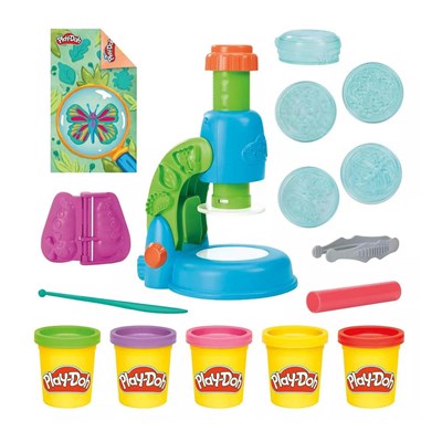 Play Doh Işıklı Mikroskop Oyun Seti
