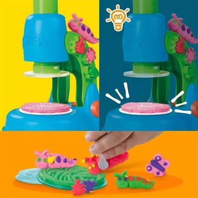 Play Doh Işıklı Mikroskop Oyun Seti