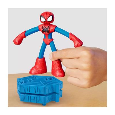 PlayDoh Spiderman Fırlatma ve Dilimleme Savaşı Oyun Seti