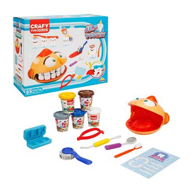 Sunman Crafy Jr Toothy Oyun Hamuru Seti 12 Parça