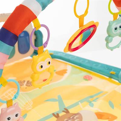 Birlik Babycim Baykuşlu Pianolu Bebek Oyun Halısı